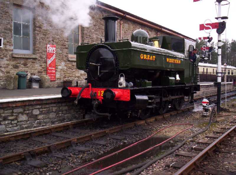 1369 in Buckfastleigh station loop