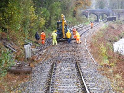 Removing old sleepers