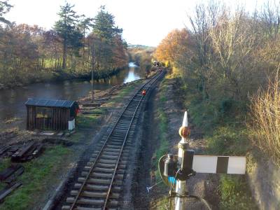 Trackawaiting ballast