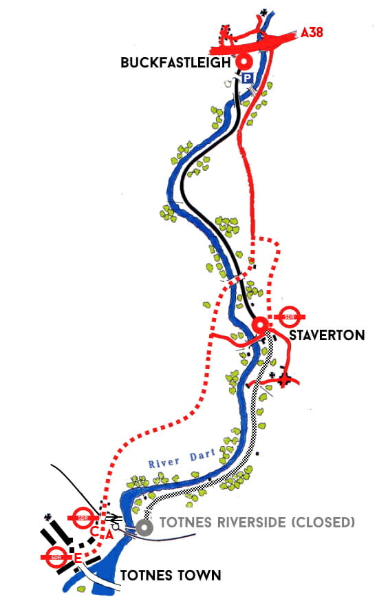 Half Term Map with Bus Route