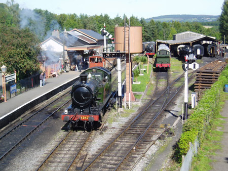 4247 in Buckfastleigh yard