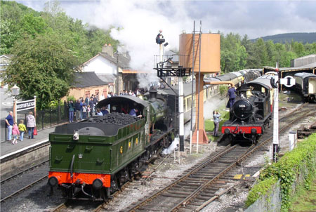 Buckfastleigh yard May 2007