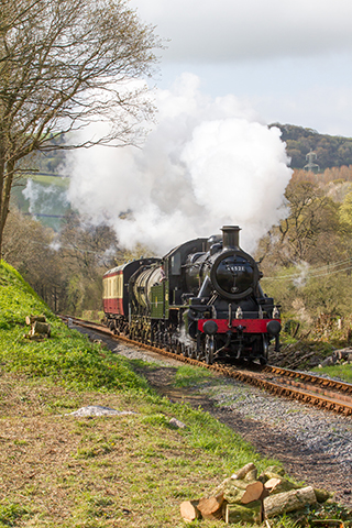 Ivatt Class 2 46521 on Milk train