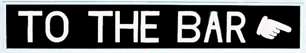 GWR Style Bar Sign