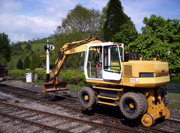 Liebherr Road Railer first trials 1