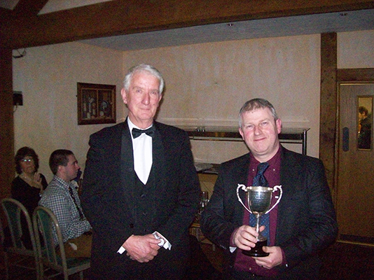 Trevor Hodgson receives the Patron’s Cup