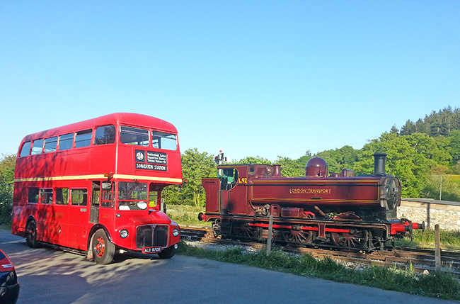 RM1872 and L.92 pose at Staverton 2013 May 26