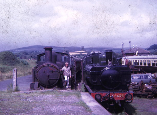 1450 & 6435 at Buckfastleigh August 1966