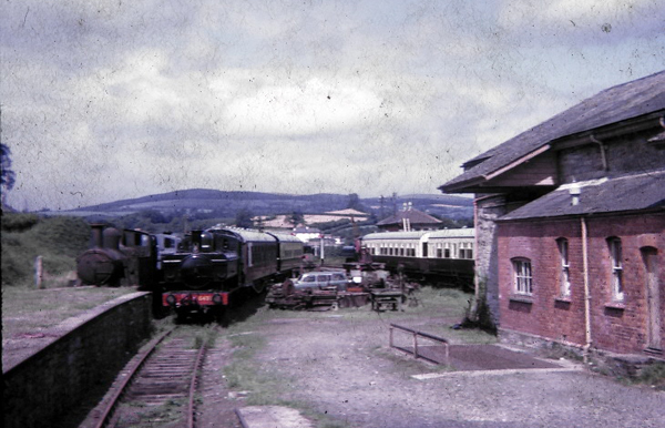 6435 in Buckfastleigh cattle dock August 1966