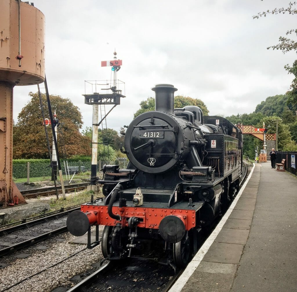 Ivat 2-6-2T 41312 at Buckfastleigh