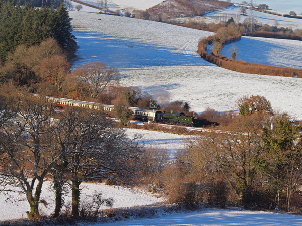 3803 entering Staverton loop