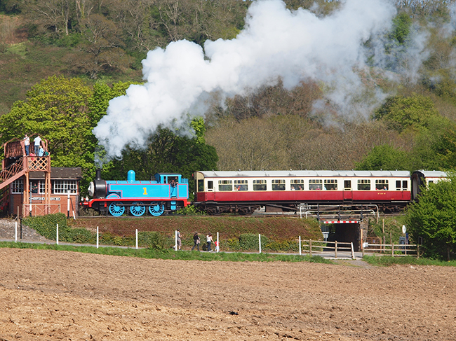 Thomas with shuttle